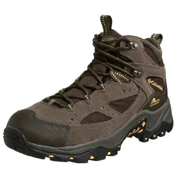 Columbia Hiking Boot, brown Waterproof Leather mens size 7.5, Winter Boot - Picture 5 of 14